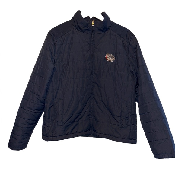 Gonzaga University Bulldogs Blue Quilted Jacket medium - Picture 1 of 5